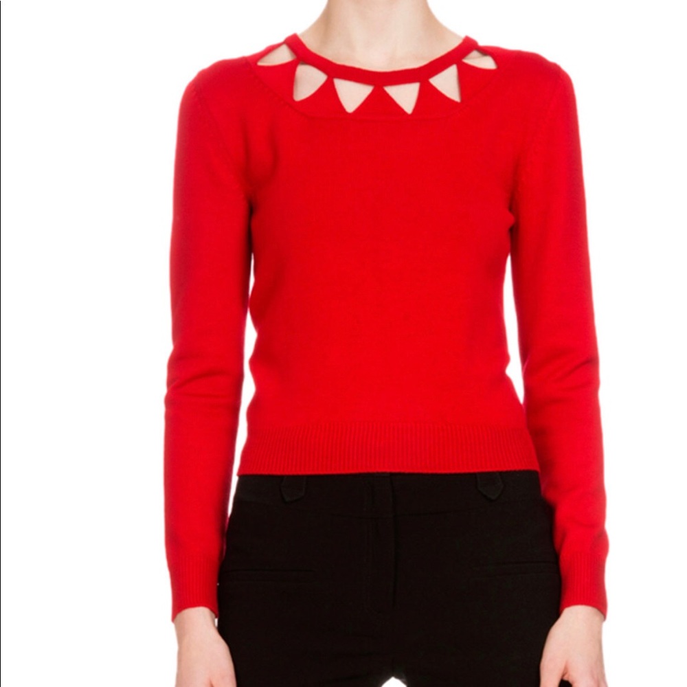 Woodward Triangle Cut Out Sweater